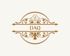 Art Deco Fine Dining Restaurant  Logo