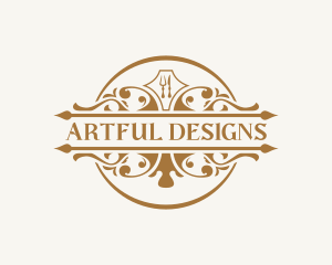 Art Deco Fine Dining Restaurant  logo design