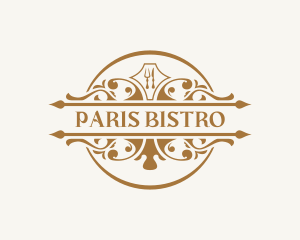 Art Deco Fine Dining Restaurant  logo design