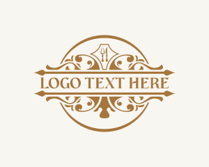 Art Deco Fine Dining Restaurant  Logo