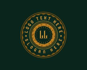 High End - Luxury Art Deco logo design