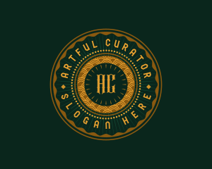 Luxury Art Deco logo design