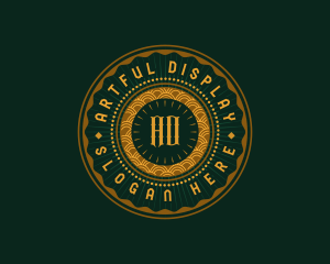 Luxury Art Deco logo design