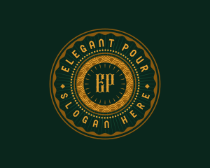 Luxury Art Deco logo design