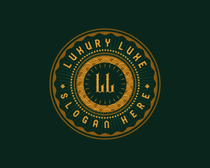 Luxury Art Deco logo design