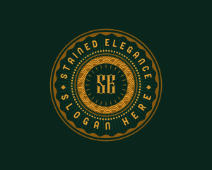 Luxury Art Deco logo design