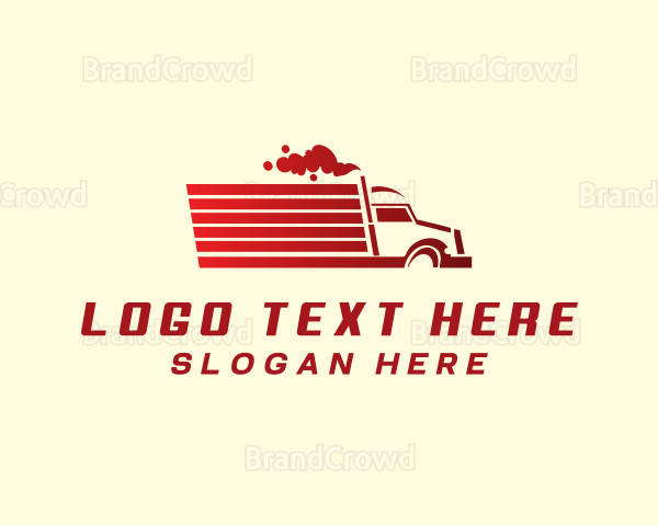 Truck Transport Logistics Logo