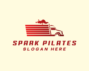 Truck Transport Logistics Logo