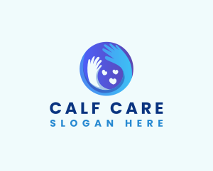 Hand Parenting Care logo design