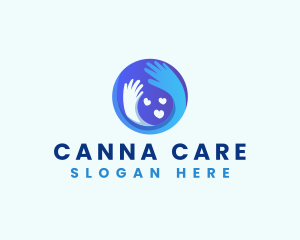 Hand Parenting Care logo design