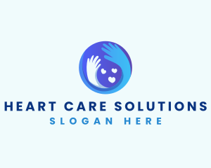 Hand Parenting Care logo design