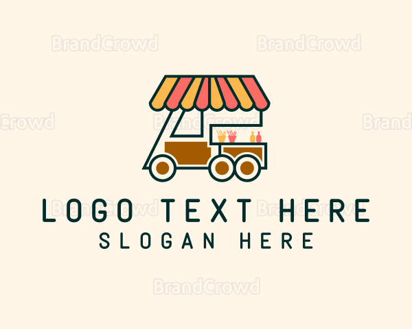 Snack Food Cart Logo