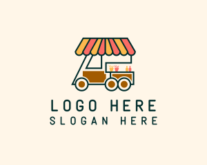 Snack Food Cart logo design