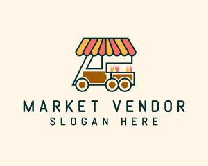 Vendor - Snack Food Cart logo design