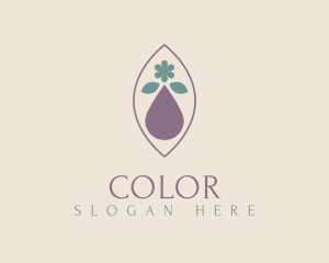 Perfume - Natural Elegant Leaf Oil logo design