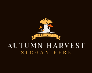 Vegan Mushroom Harvest logo design