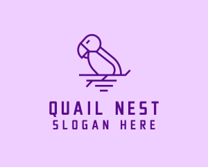 Wildlife Nest Bird logo design