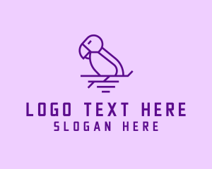 Toucan - Wildlife Nest Bird logo design