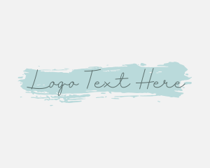 Scent - Feminine Watercolor Cursive logo design