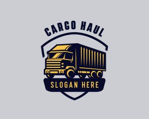 Freight Truck Logistics logo design