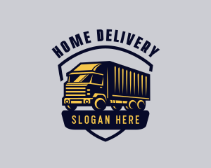 Freight Truck Logistics logo design