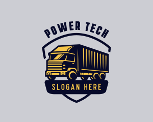 Truckload - Freight Truck Logistics logo design