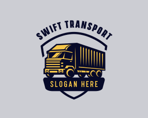 Freight Truck Logistics logo design