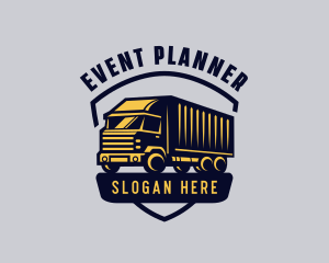 Shipment - Freight Truck Logistics logo design