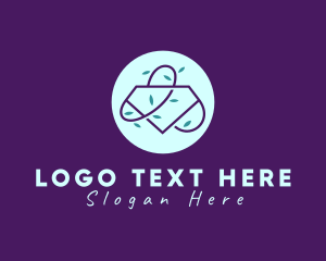 Eco - Diamond Shopping Bag logo design