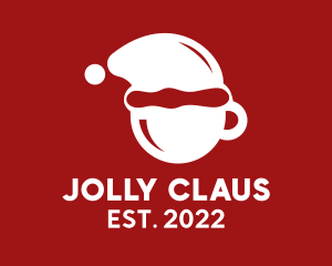 Santa Hat Coffee  logo design