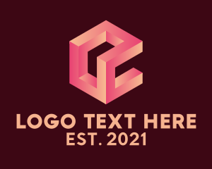 Mobile - 3D Cube Software logo design