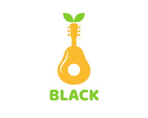 Entertainment - Pear Guitar logo design