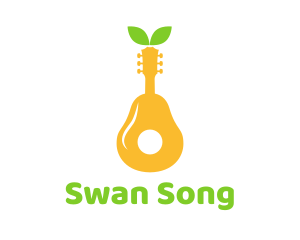 Pear Guitar  logo design