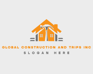 Hammer Construction Renovation logo design