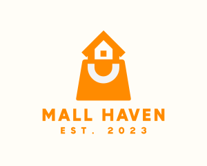 House Shopping Bag logo design