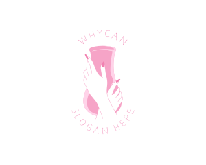 Woman Nail Vase Logo