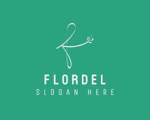 Elegant Floral Salon logo design