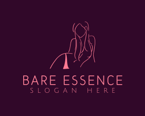 Sexy Nude Feminine logo design