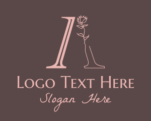 Florist - Feminine Wellness Letter A logo design