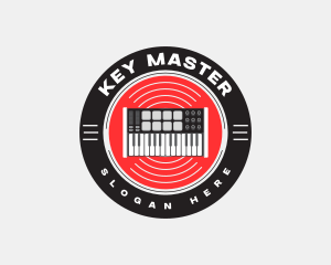 Keys - Musical Midi Keyboard logo design