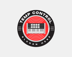 Musical Midi Keyboard logo design