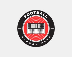 Recording Studio - Musical Midi Keyboard logo design