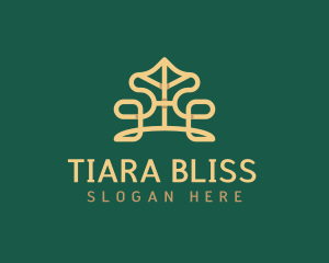 Luxury Tiara Crown logo design