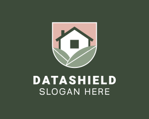 Lawn Care - Sustainable Leaf House logo design