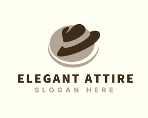 Attire - Fedora Hat Fashion logo design