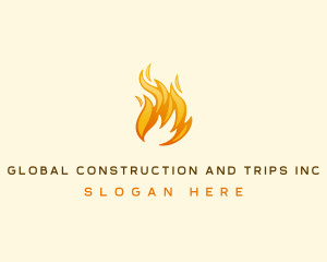 Blaze - Fire Flame Burning logo design
