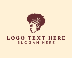 Afro - Hairdresser Salon logo design