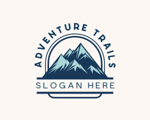 Hiking Mountain Outdoor logo design