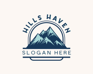 Hiking Mountain Outdoor logo design