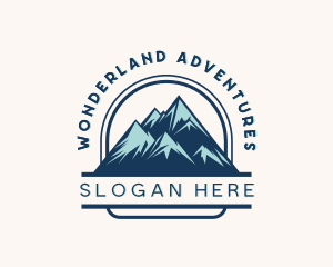 Hiking Mountain Outdoor logo design